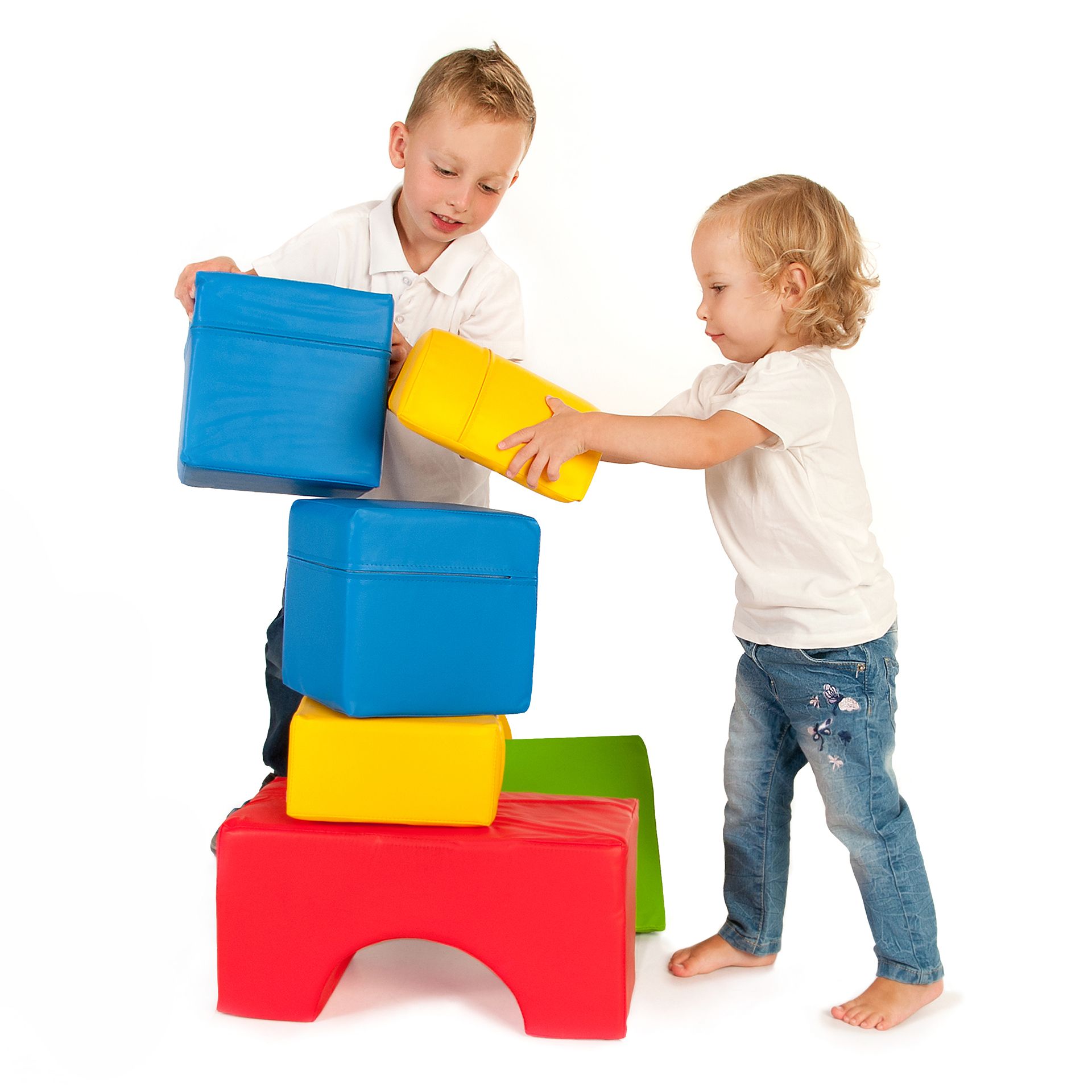 Schaumstoff Bausteine XL, 11er Set, inkl. Tasche