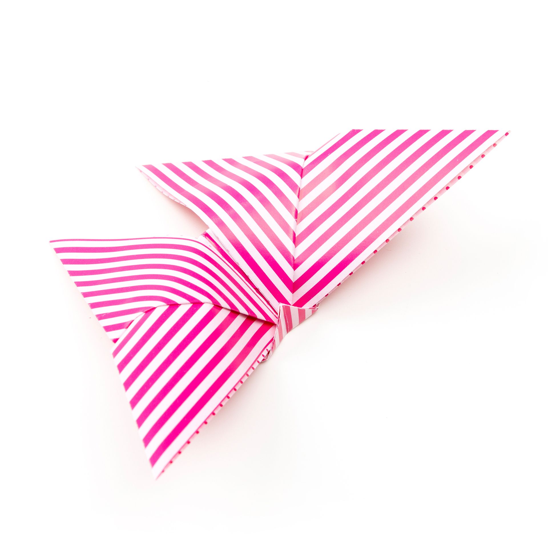 Origami Pünktchen u. Streifen, 15x15cm, 32 Blatt, 4 Far