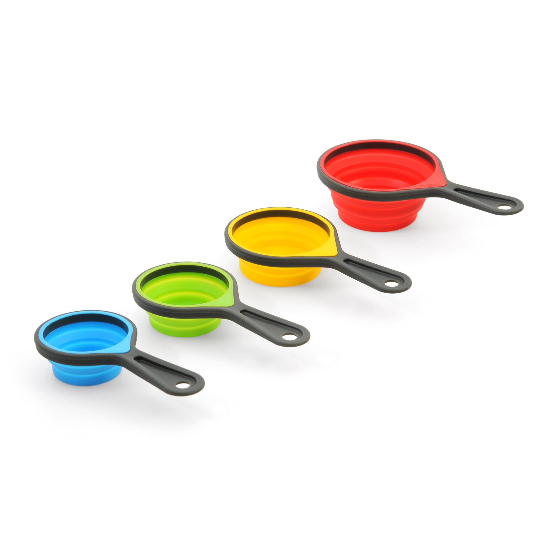 Messbecher faltbar, 4-Größen-Set