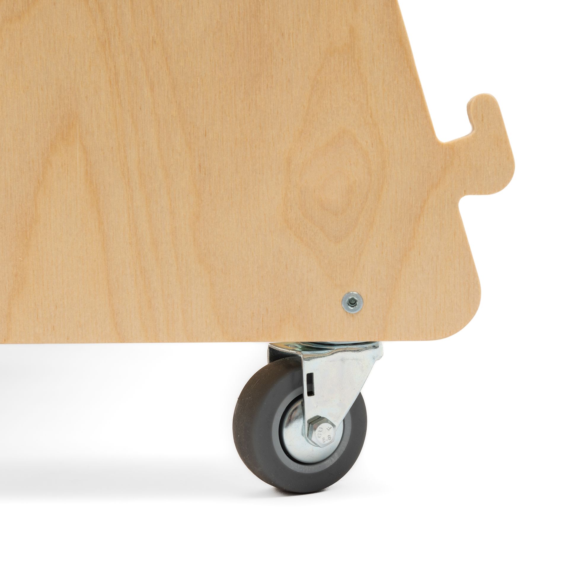 Staffelei aus Holz, auf Rädern