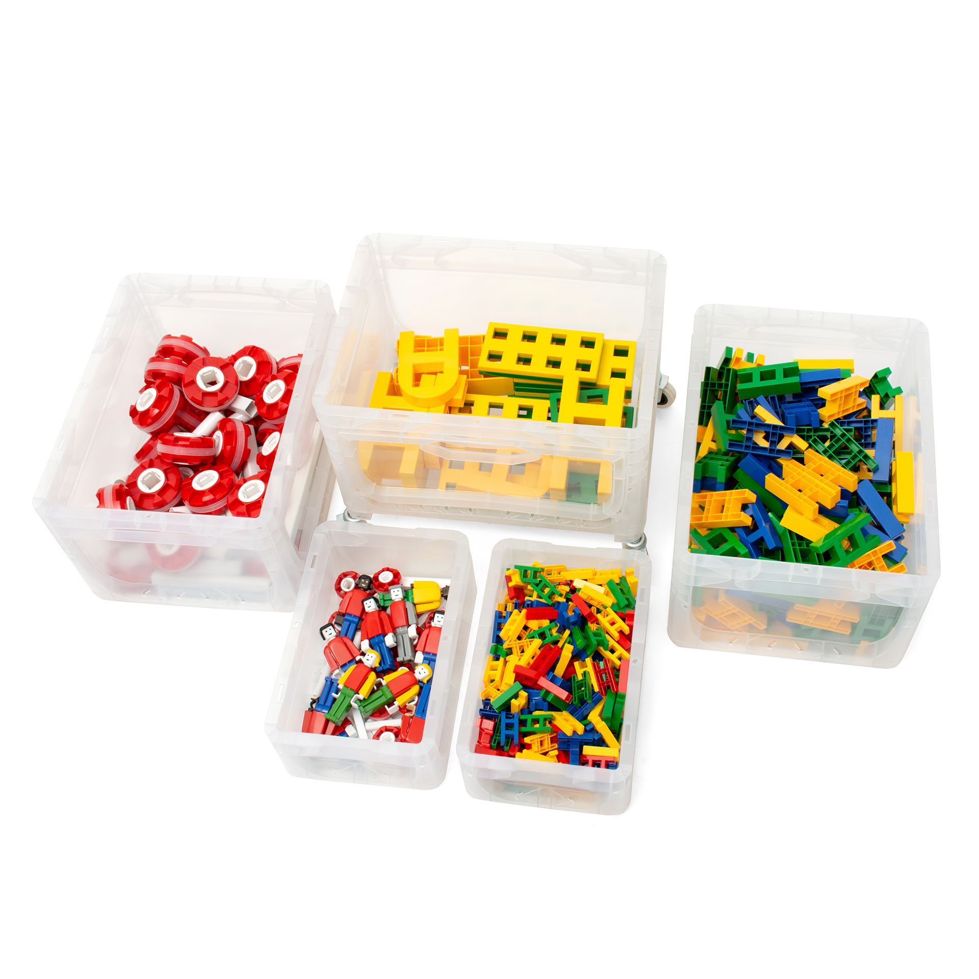 K-TEC 3+ Profiausstattung, 740er Set, inkl. Baupläne und Rollwagen