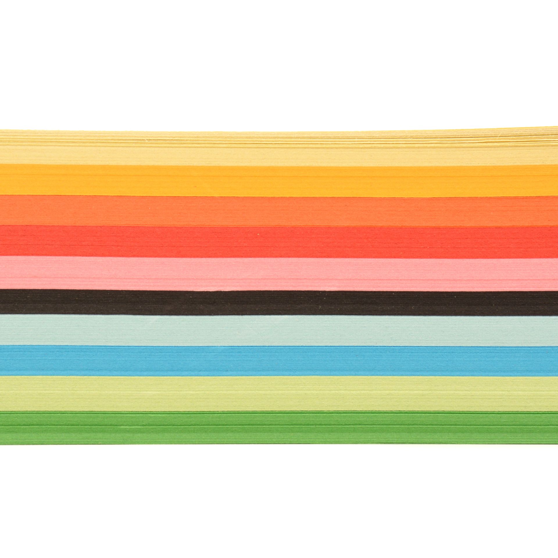 Faltblätter 10x10cm, 500 Blatt, 10 Farben