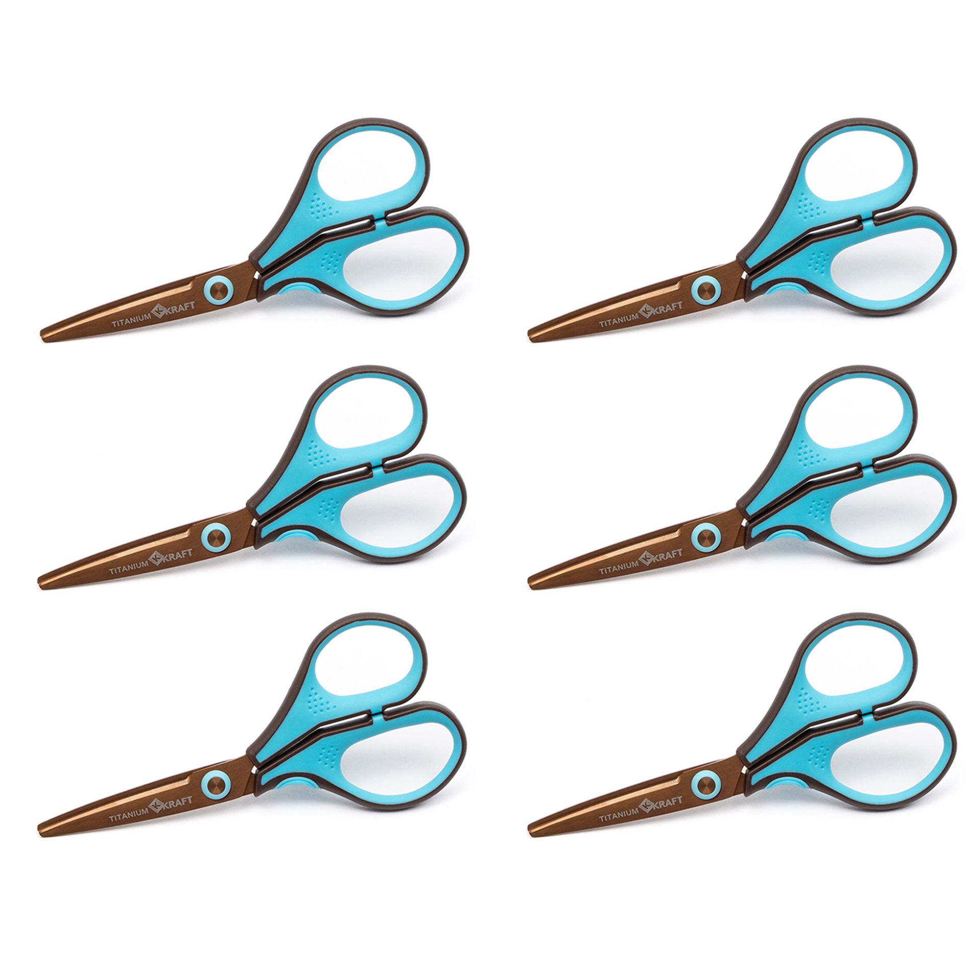 Titaniumschere 7", Erwachsene 6er