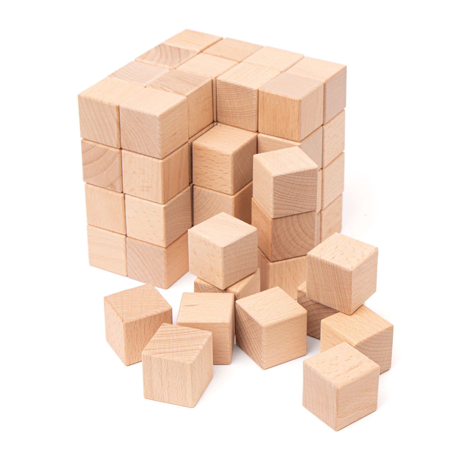 Holzwürfel, 3x3cm, 64 Stück