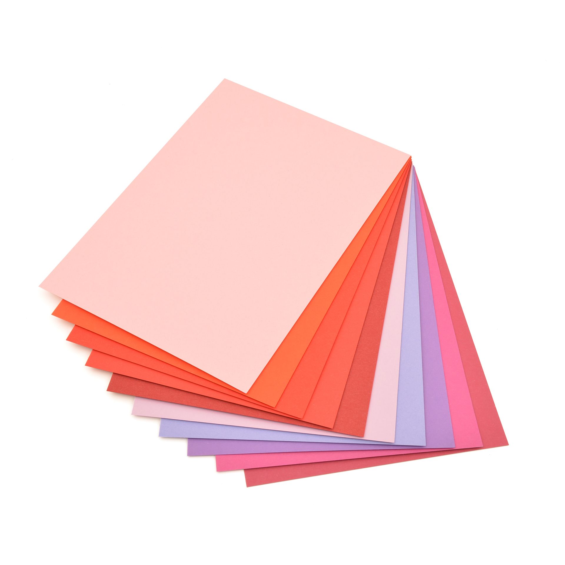 P130 g/m², A4, 40 Blatt, Lila-/Rottöne