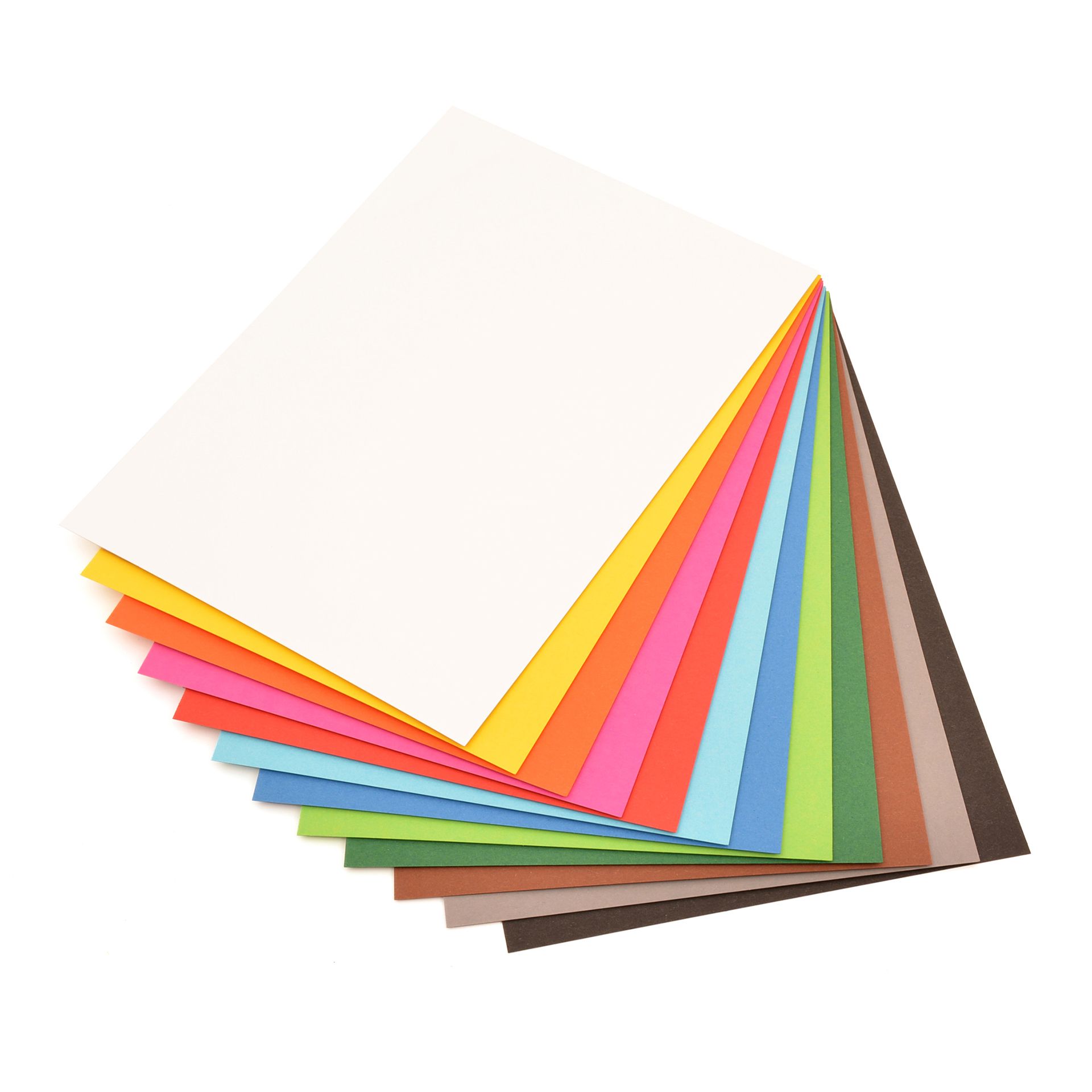 K220 g/m², 50x70cm, 12 Bogen, 12 Farben