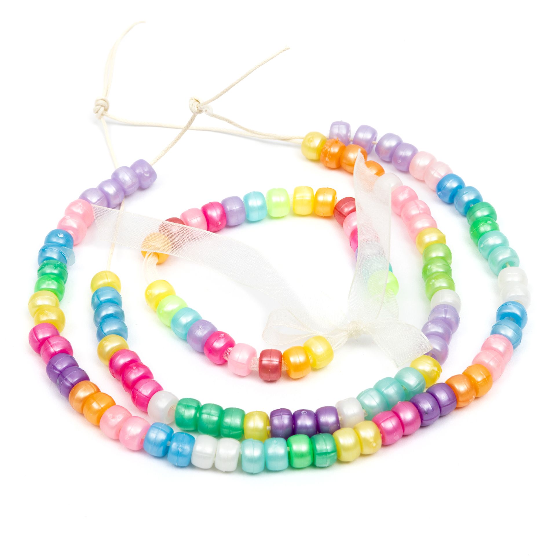 Perlen-Kongo, Perlmuttfarben, 550er Set