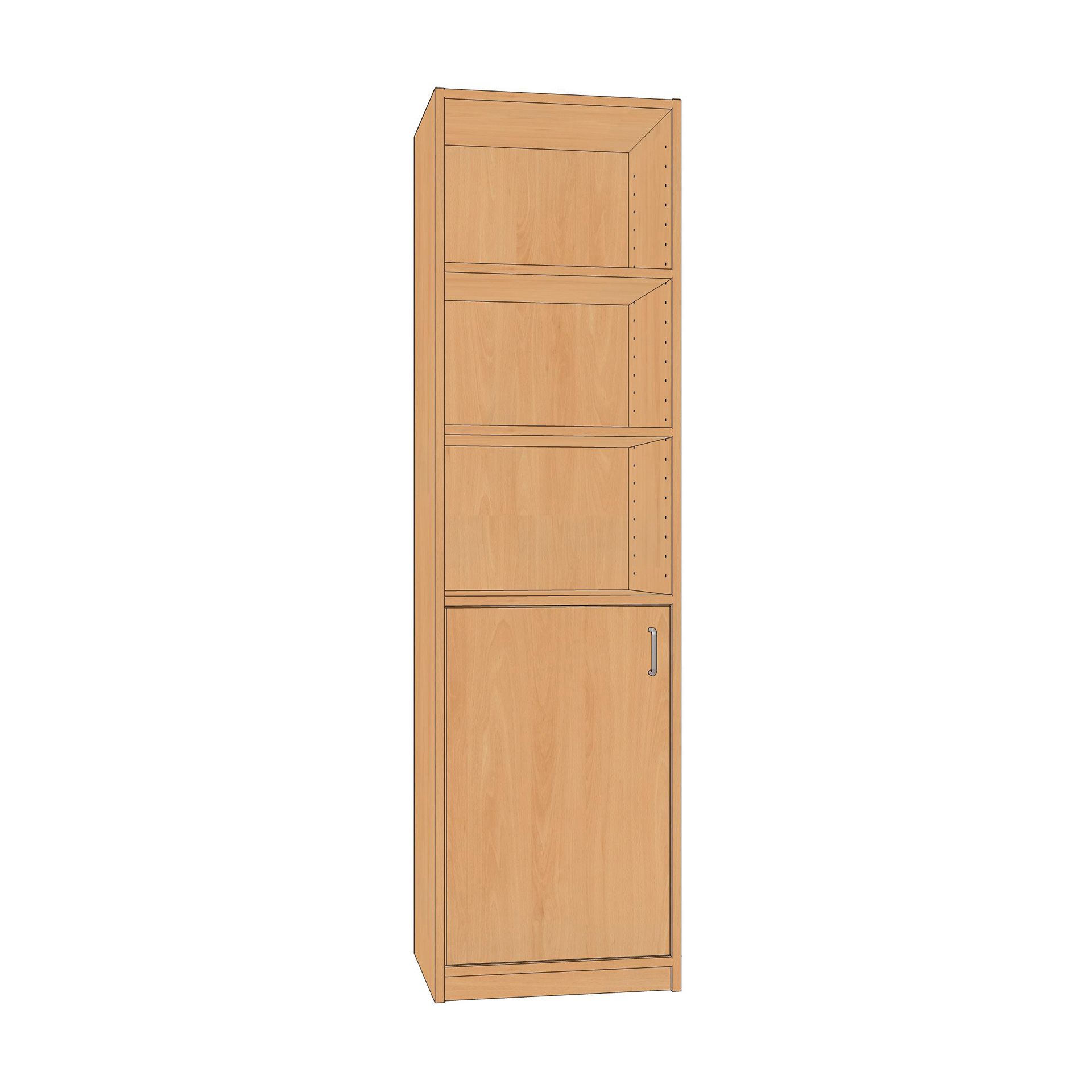 Kombischrank, 50x180x40cm, Türgriff rechts