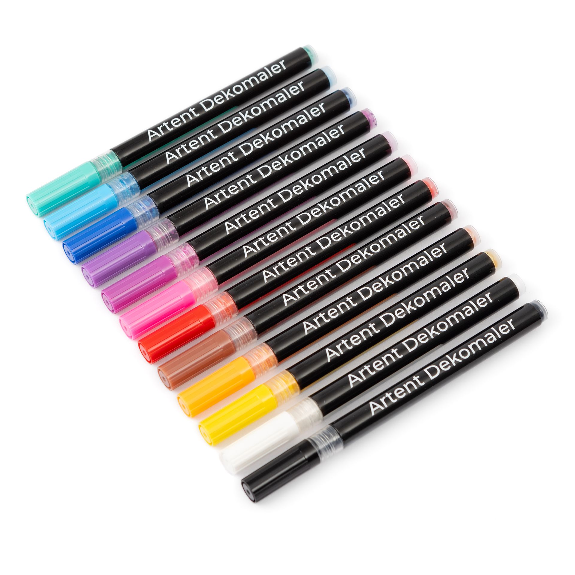 Artent Dekomaler, 12er Acrylstifte-Set, Basic
