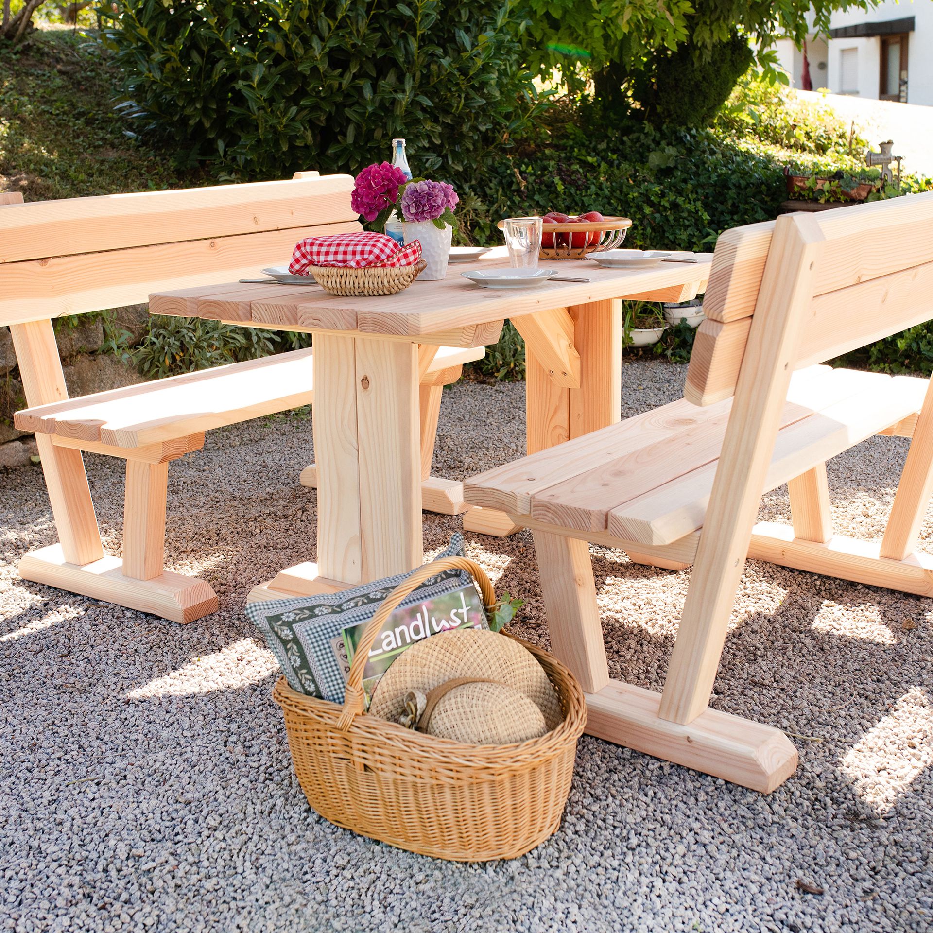 Gartengarnitur, Holz, Erwachsene