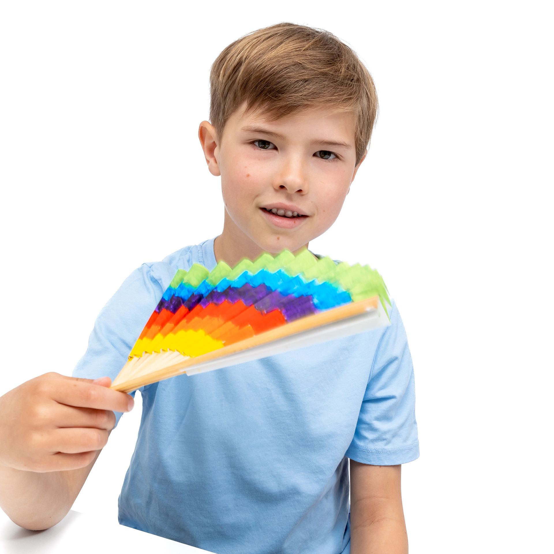 Fächer zum Bemalen, blanko, 12er Set