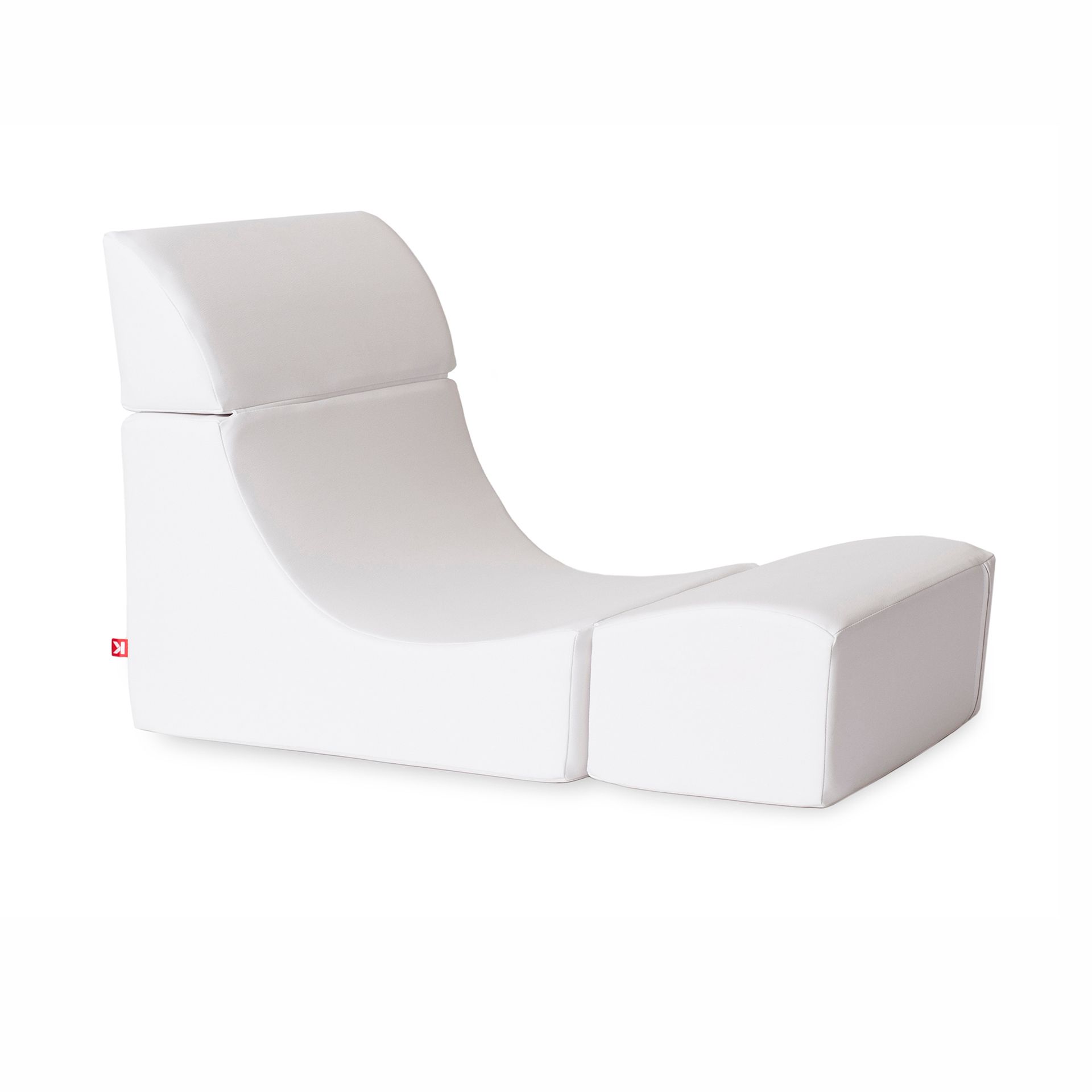 Chill Sessel, breit, weiß
