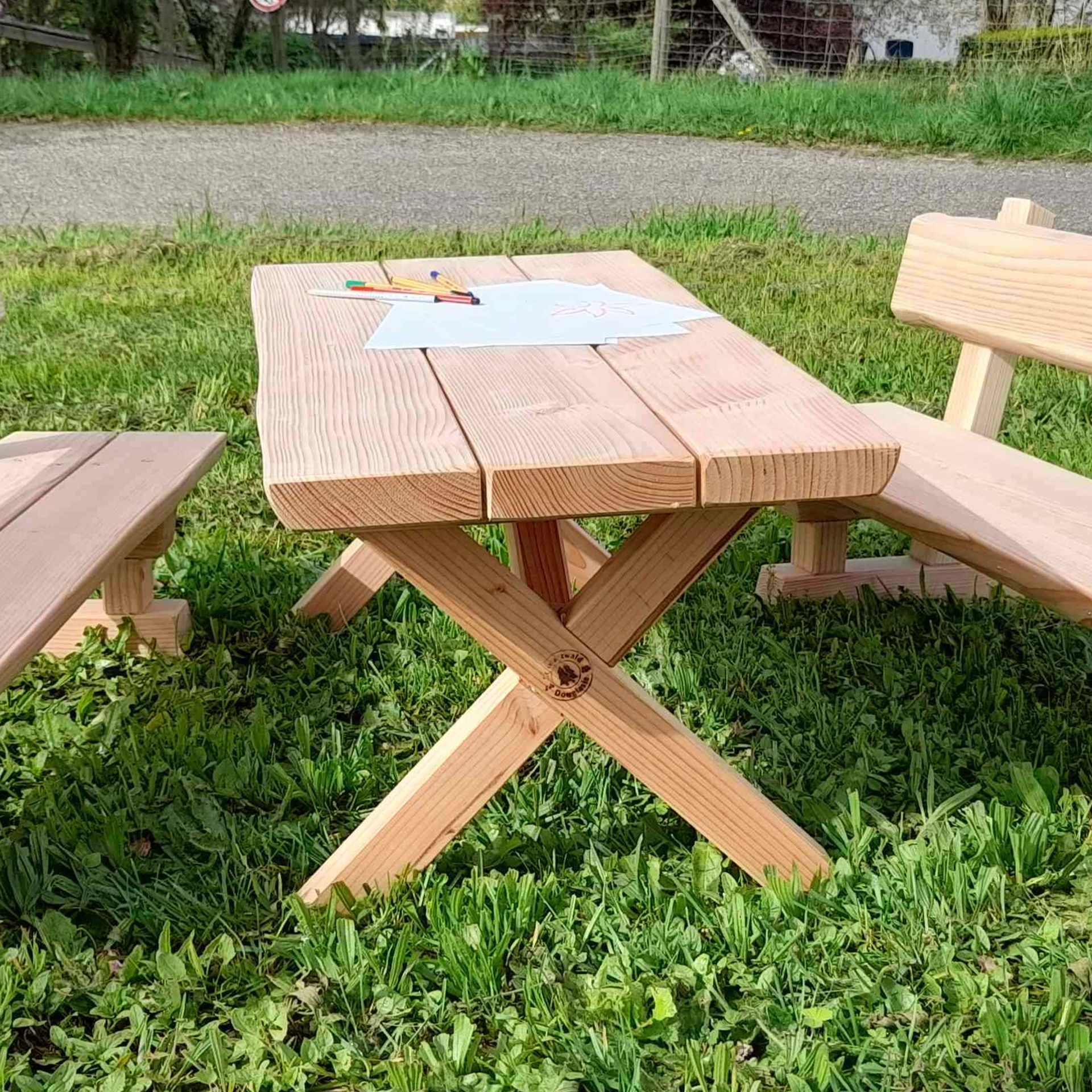 Gartentisch, Holz, Krippe