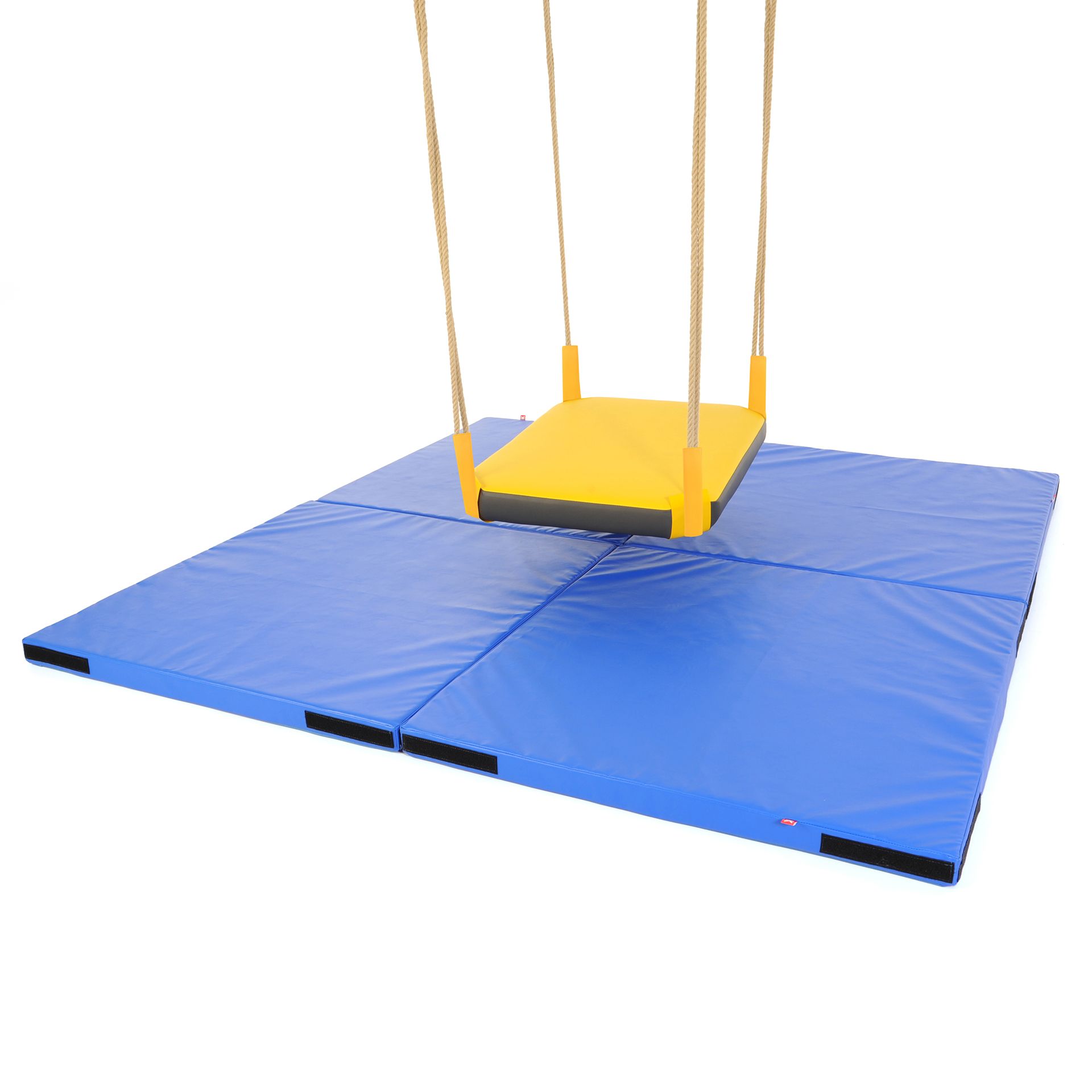 Fallschutzmatte ultraleicht, 100x100x6cm, Blau