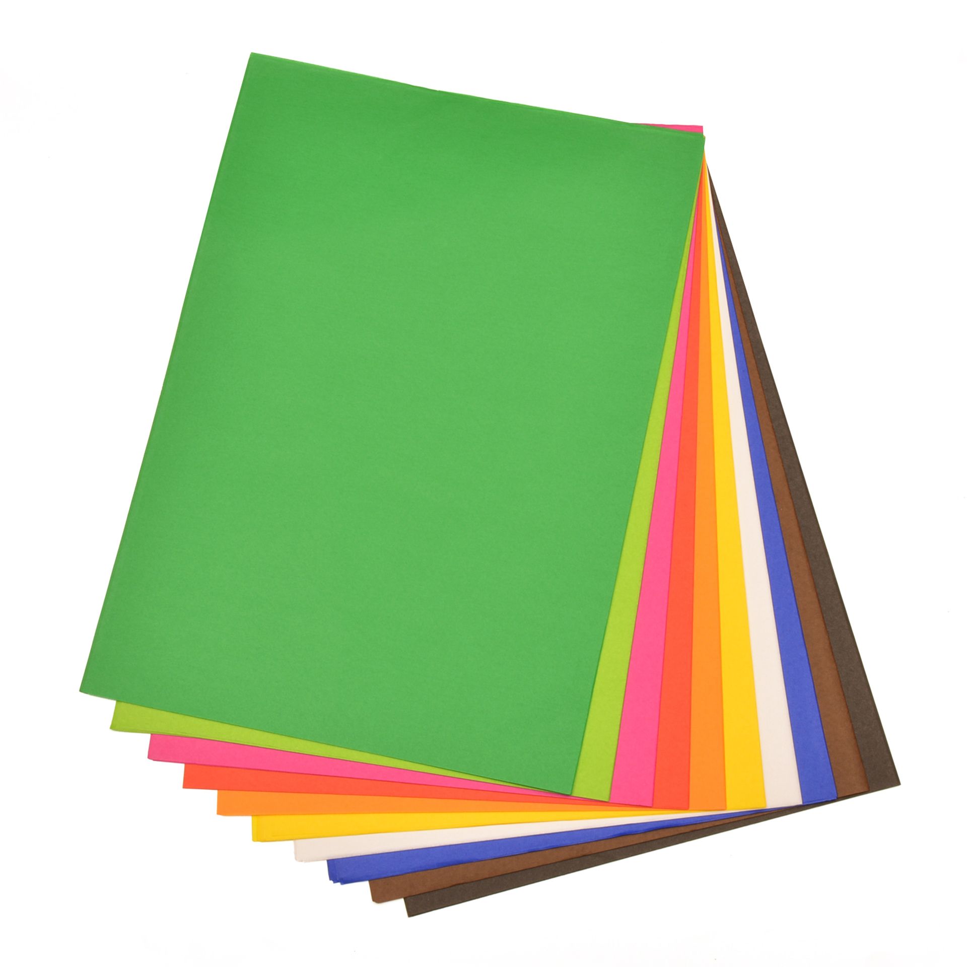 Seidenpapier 19 g/m², 50x70cm, 260 Bogen, 10 Farben