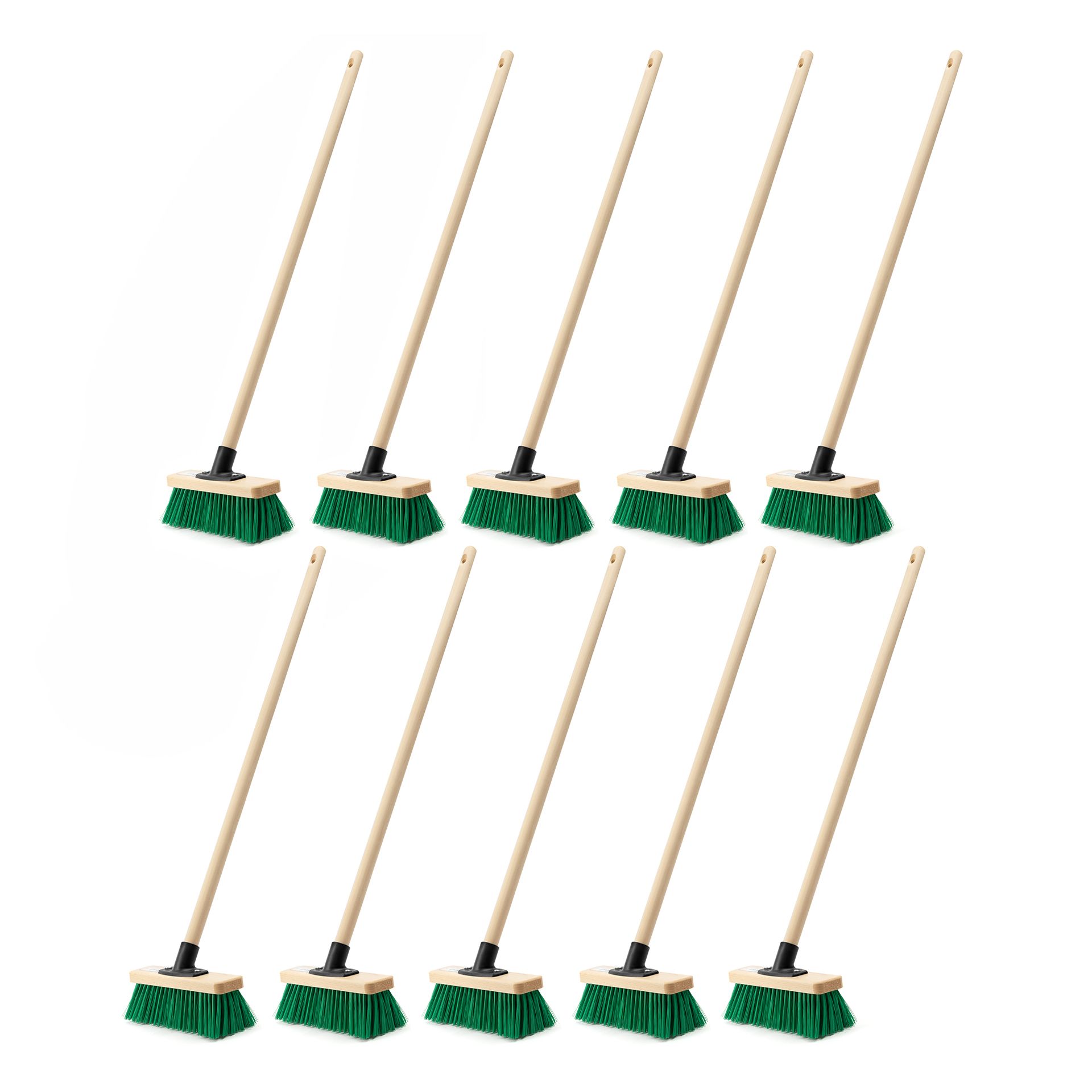 Straßenbesen Profi für Kinder, 10er Set