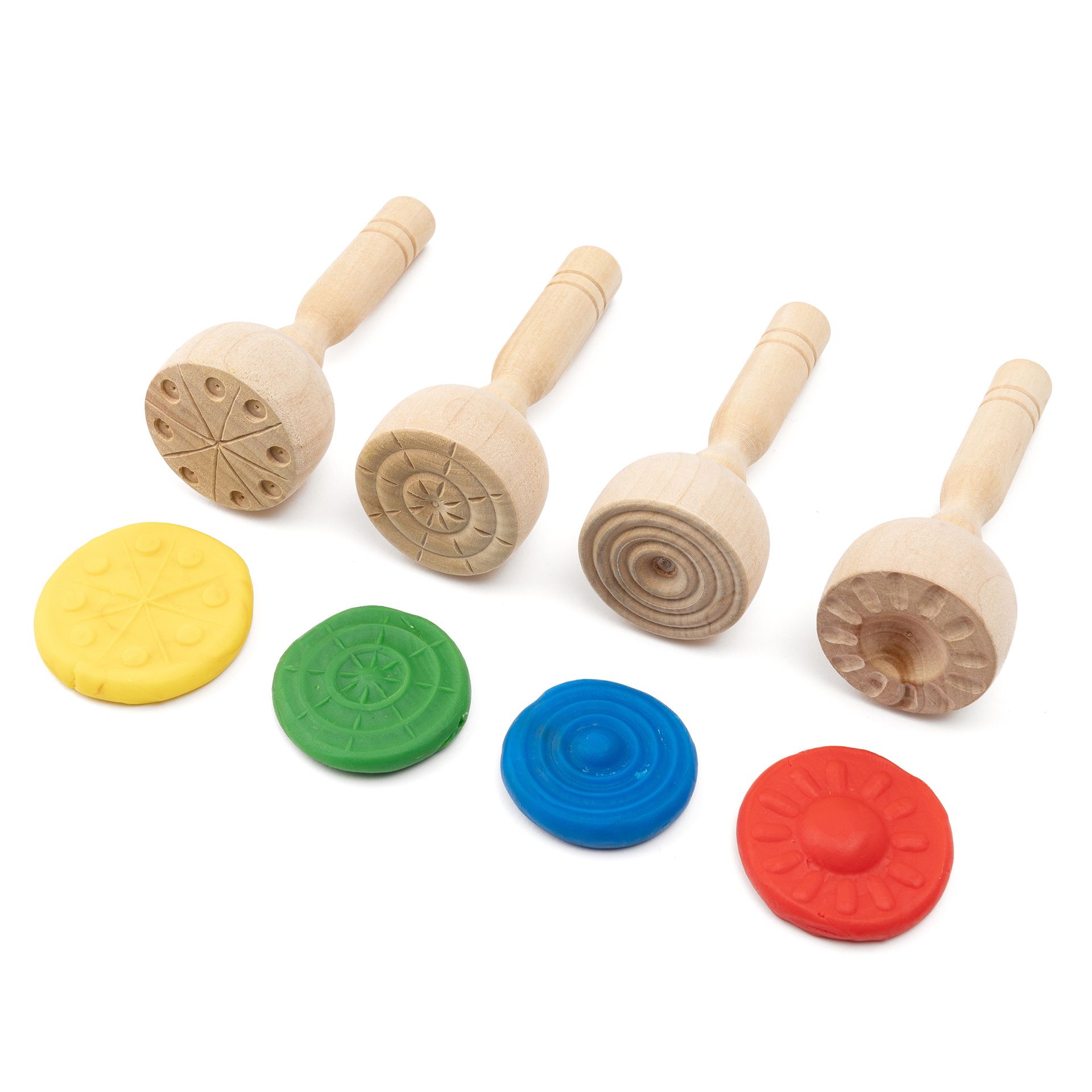 Knetstempel, 4er Set