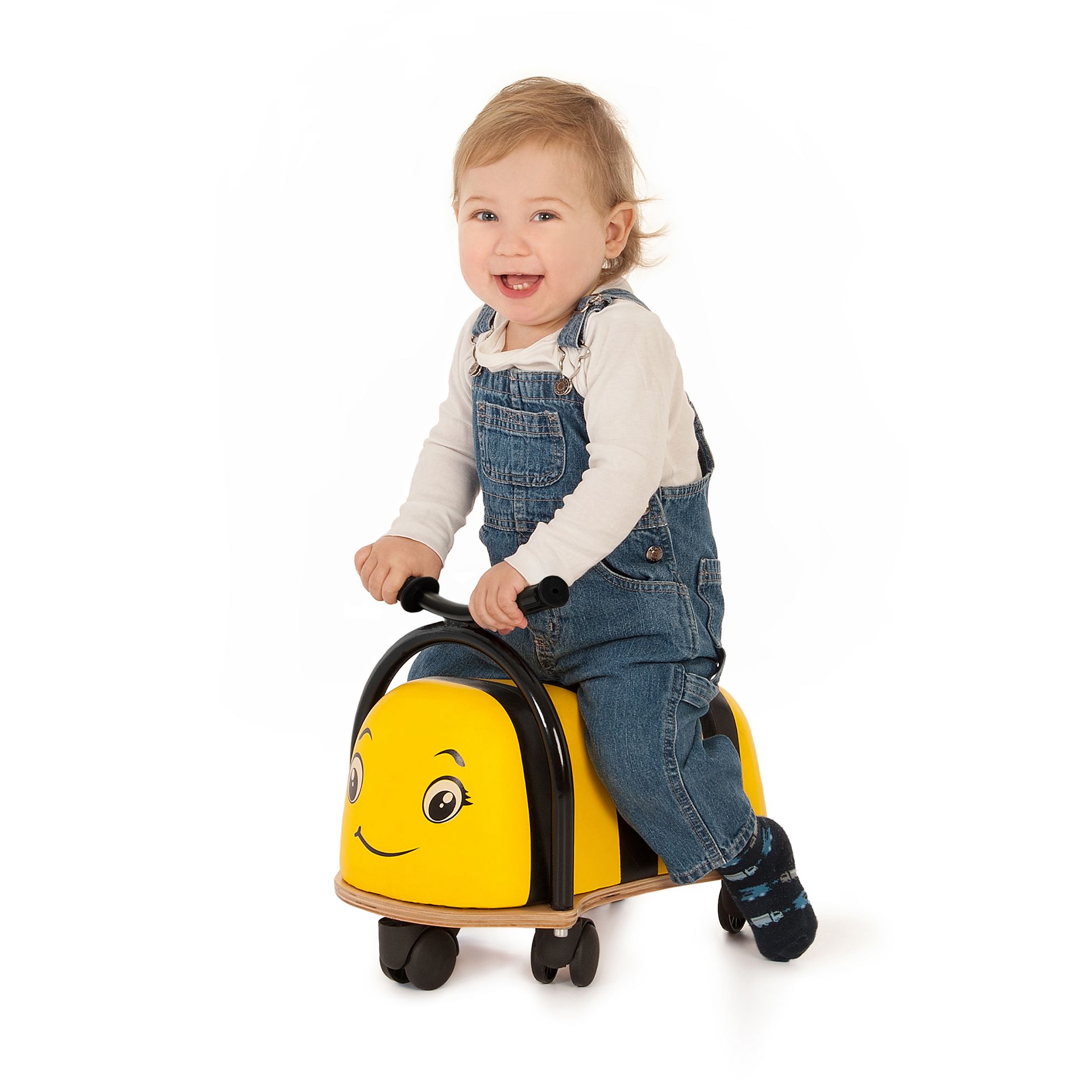 Krippenfahrzeug, 2er-Set, Rutschkäfer und -biene