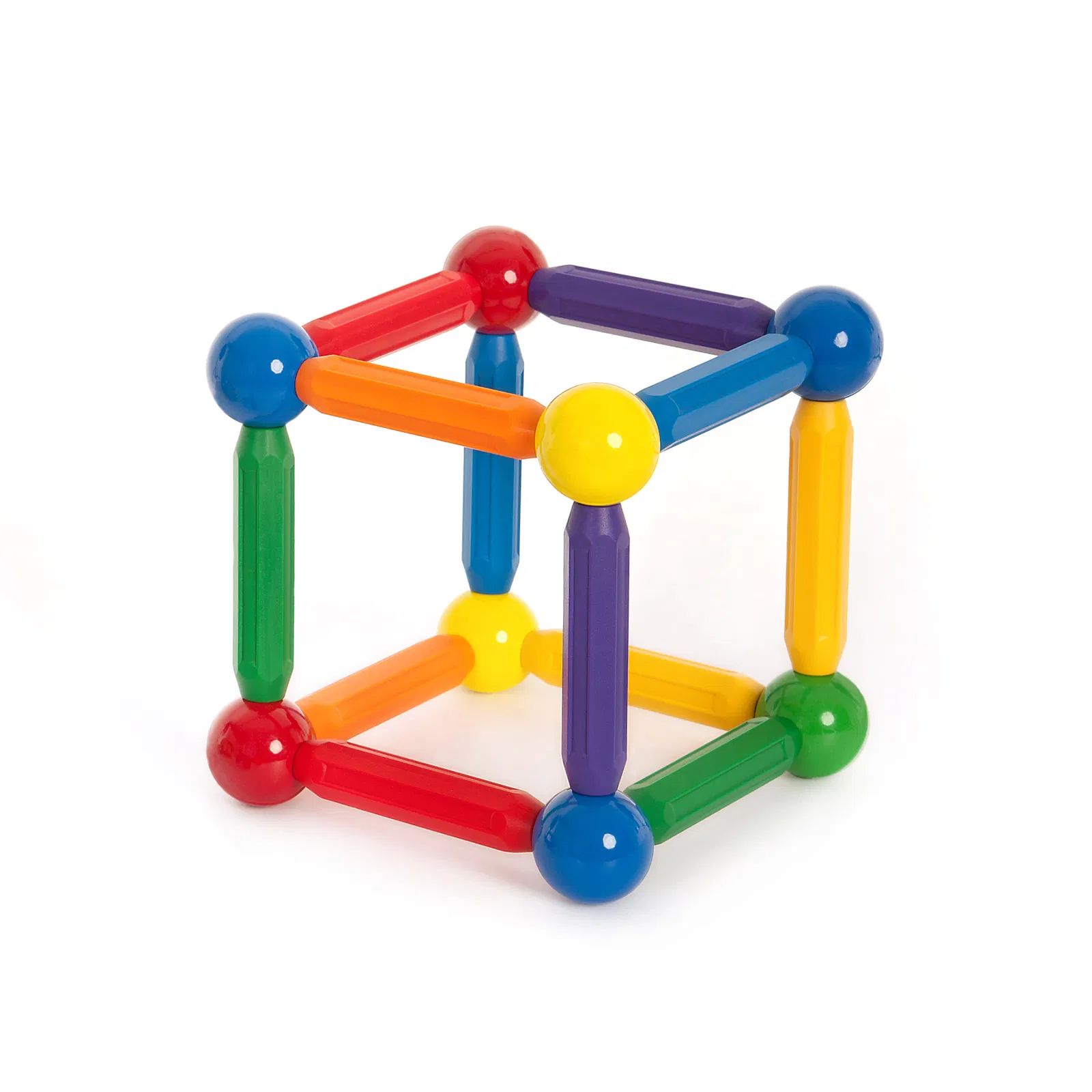80 Blocchi Di Costruzione Magnetici - Set Di Forme E Colori Per Bambini, Giocattolo Educativo STEM