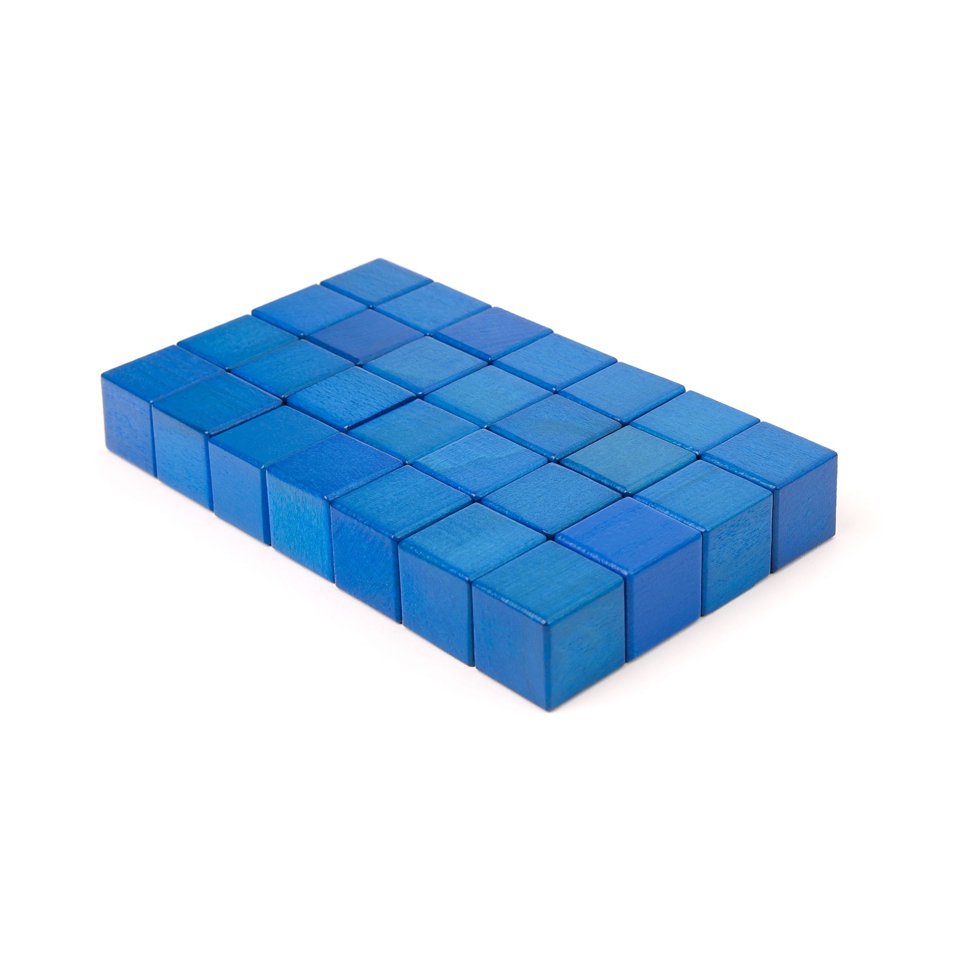 Holzwürfel 28er 3x3x3cm blau