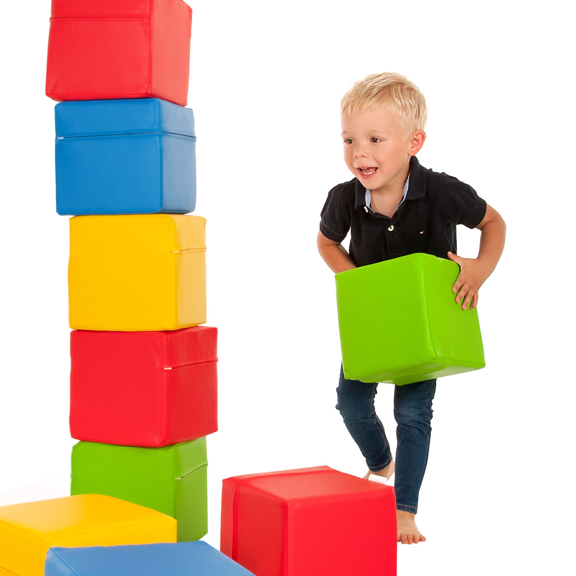 Schaumstoff Bausteine Cube, 12er Set