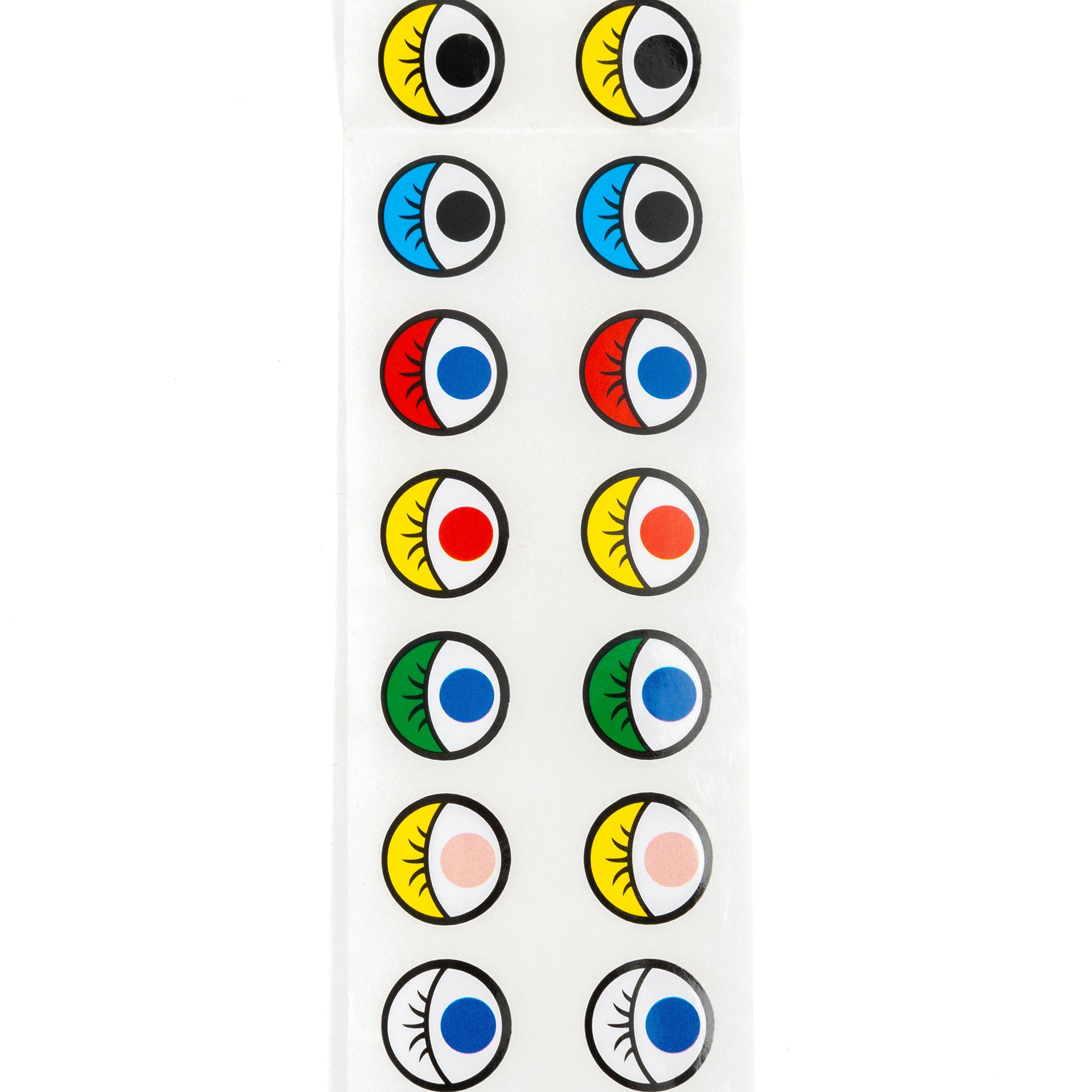Augensticker, farbig, 2.000 Stück