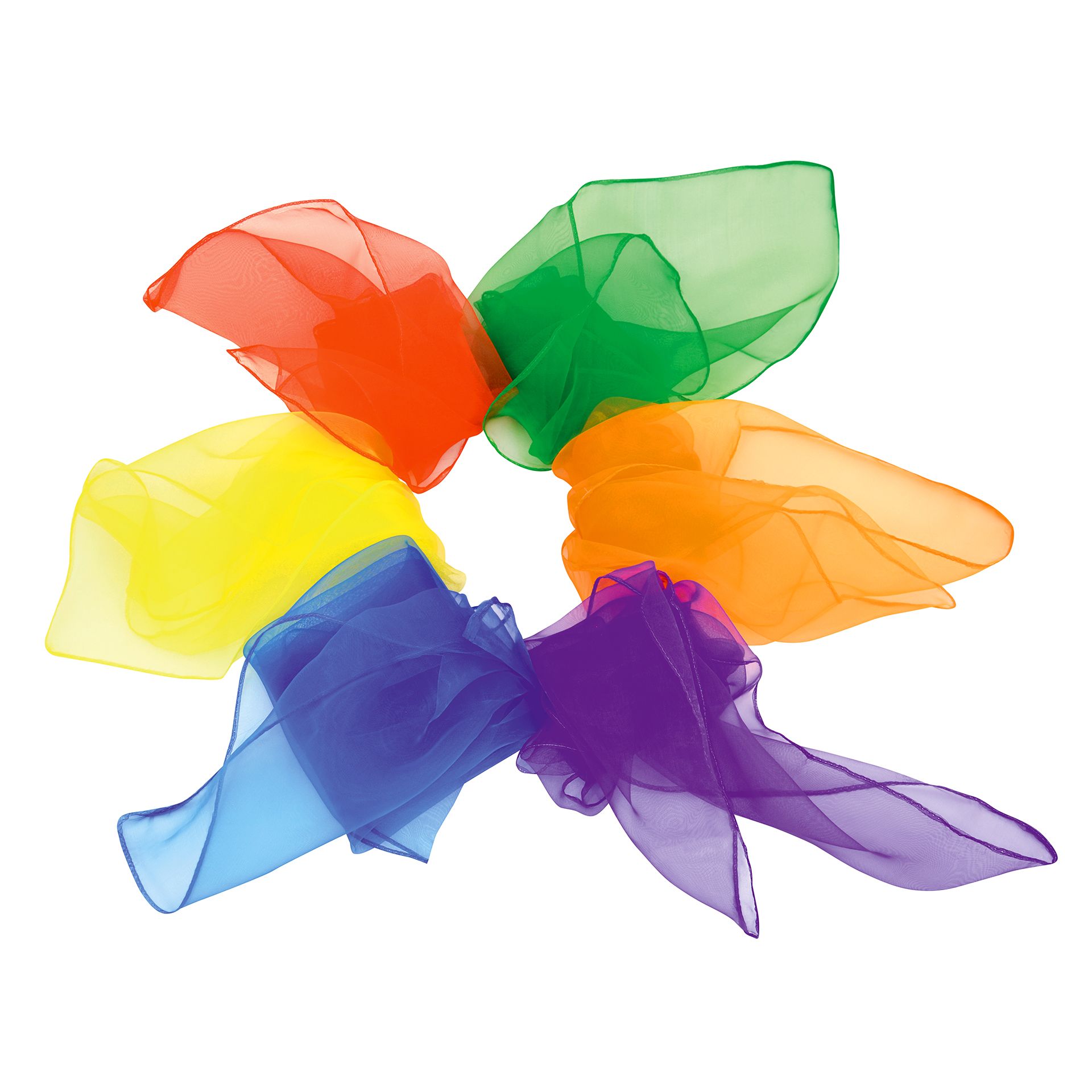 Jongliertücher, 6er Set