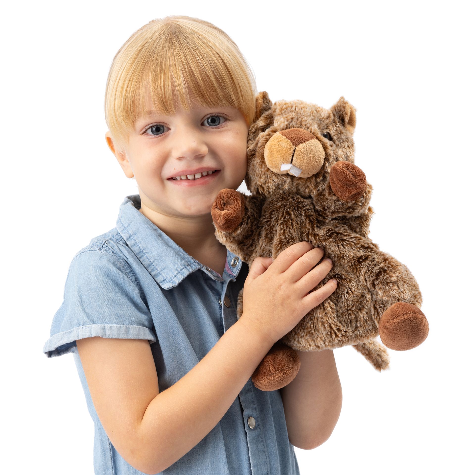 Biber Justin, Handpuppe