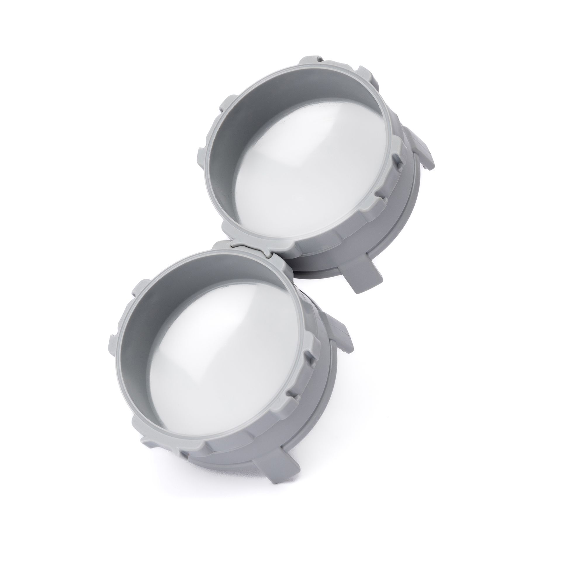 Tempera-Blöcke Paletten, grau, 12er Set