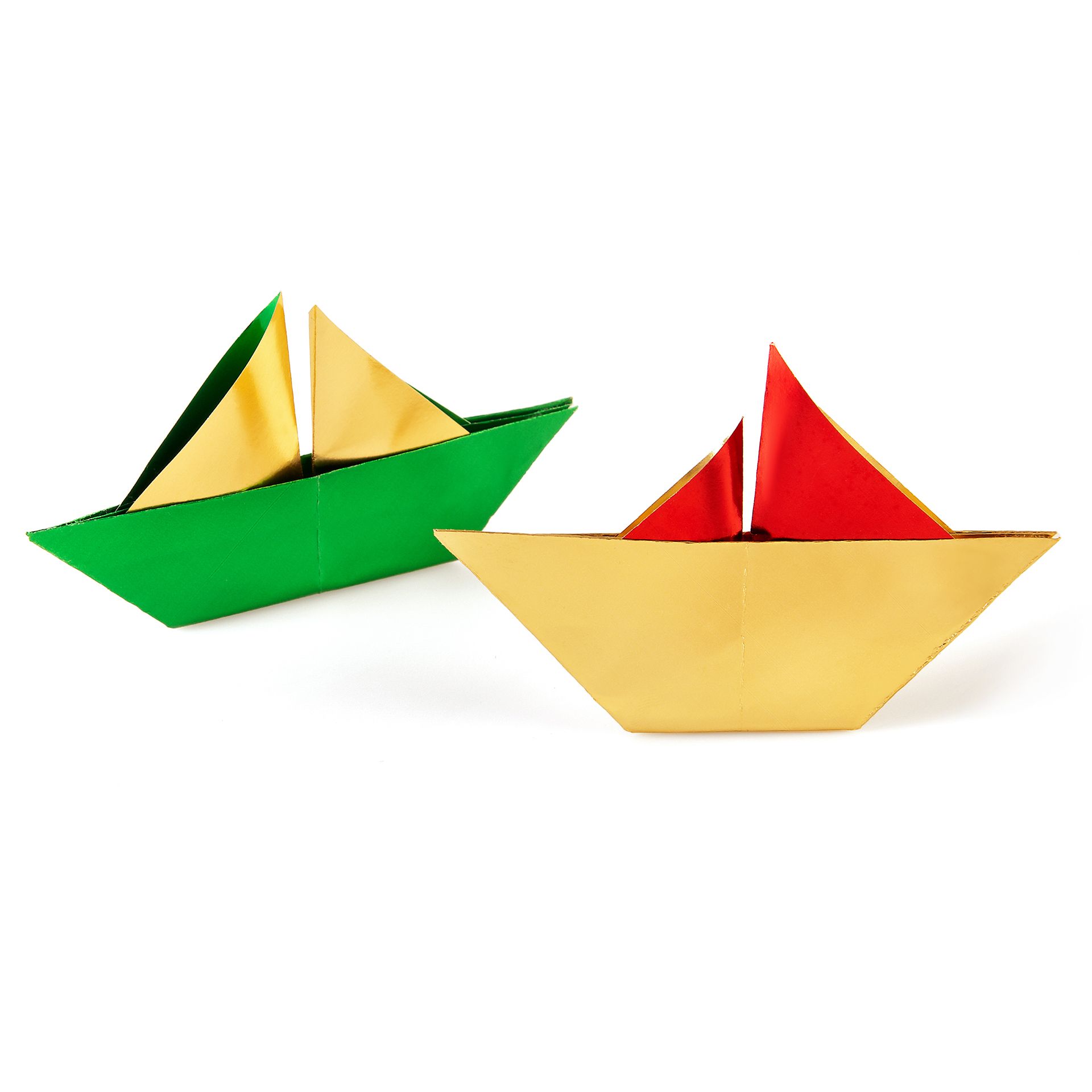 Faltblätter Alu-Folie, 15x15cm, 50 Blatt, 5 Farben