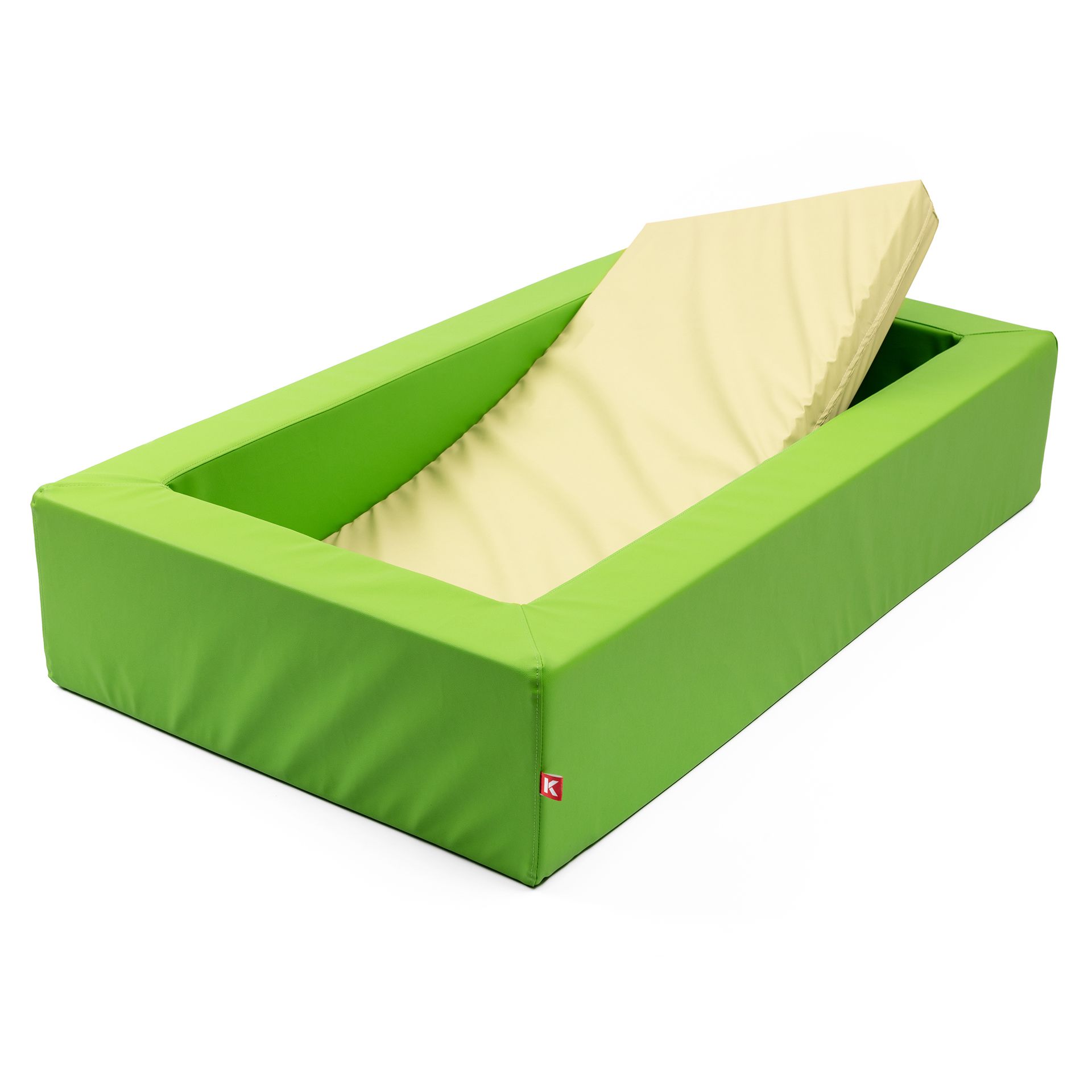 Schaumstoffbett grün