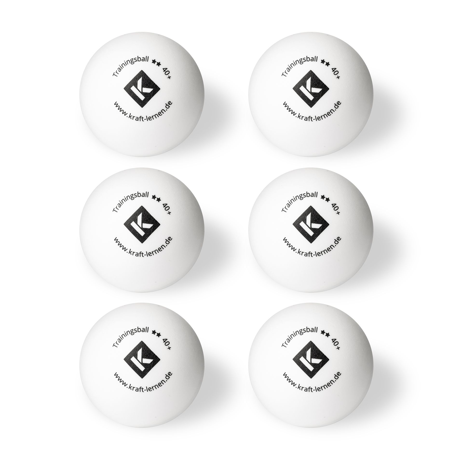 Tischtennisbälle, 6er Set