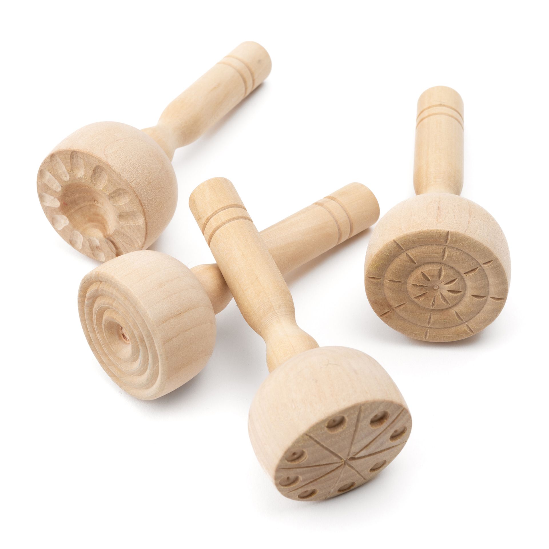 Knetstempel, 4er Set