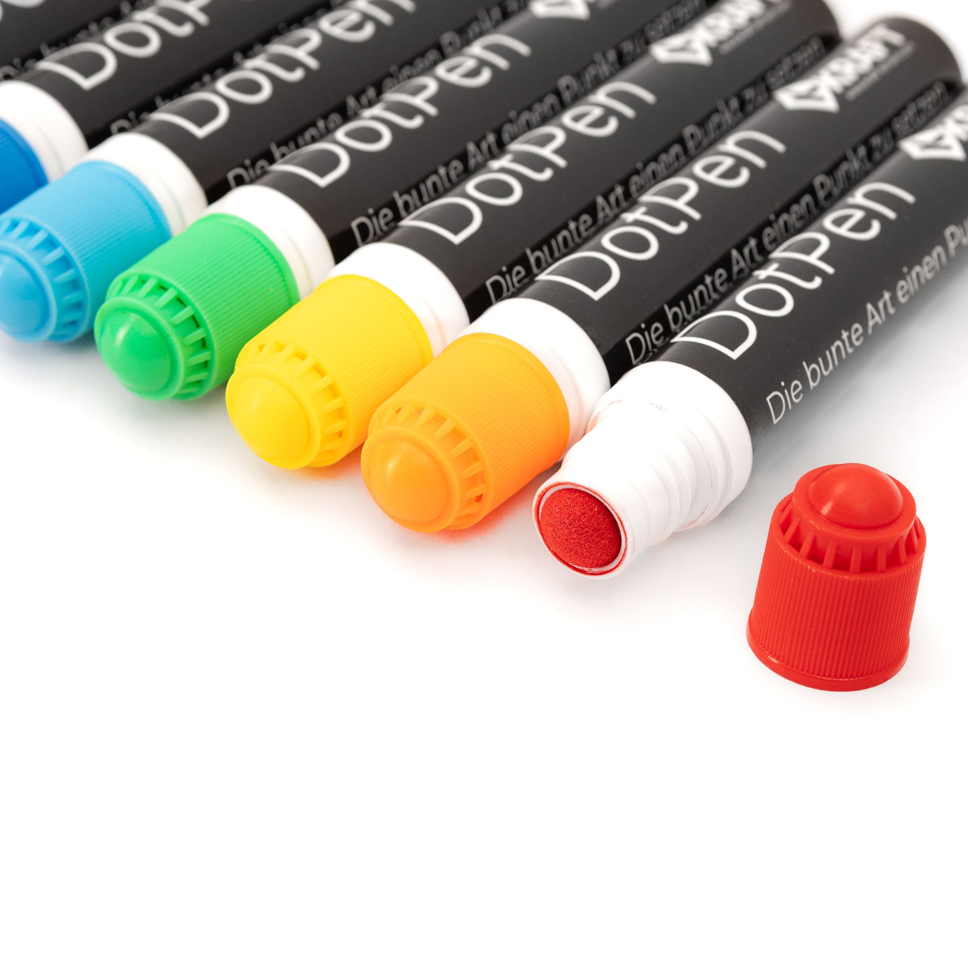 DotPen 4er Set, inkl. 4 Flechtkörbe