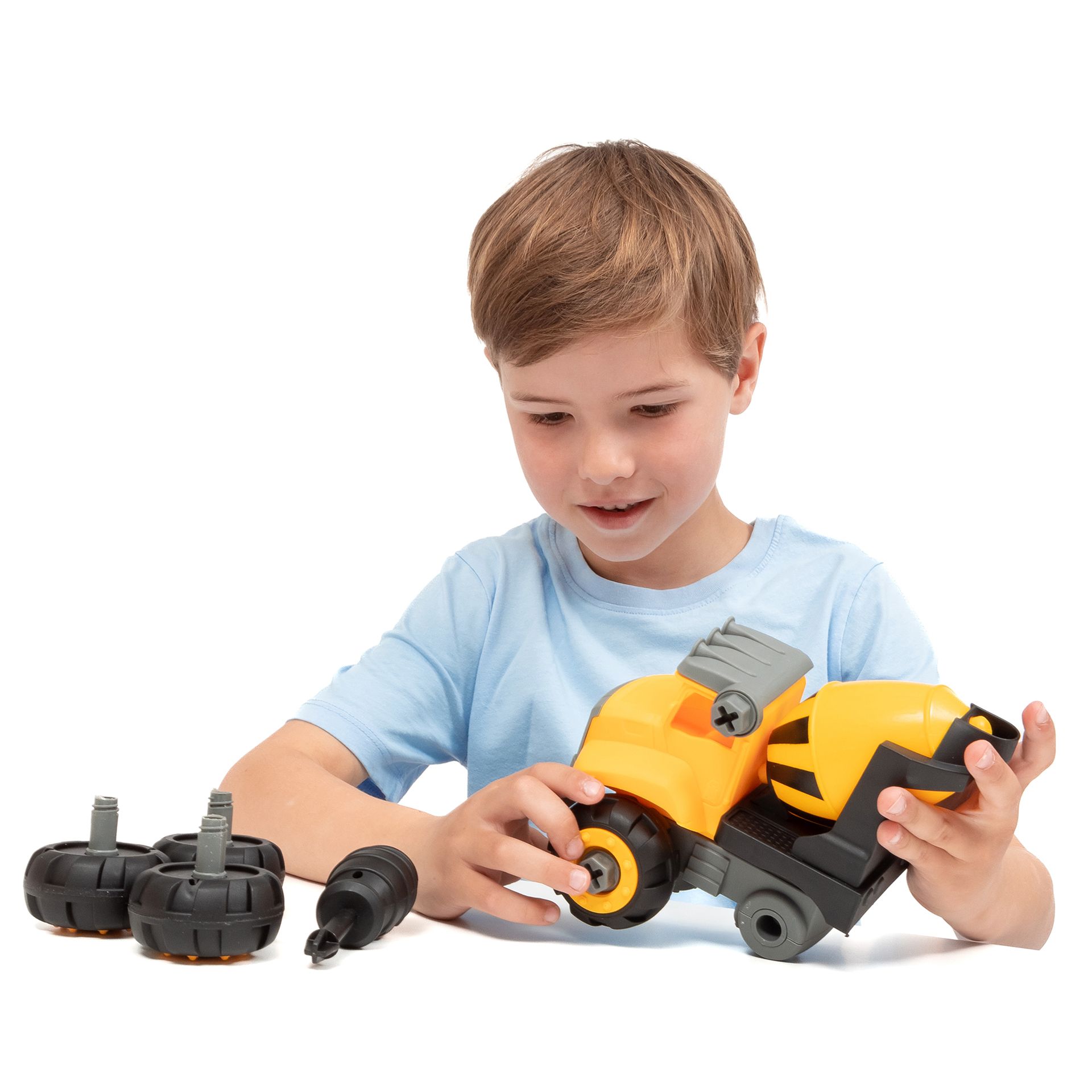 Baufahrzeug, Zementmischer