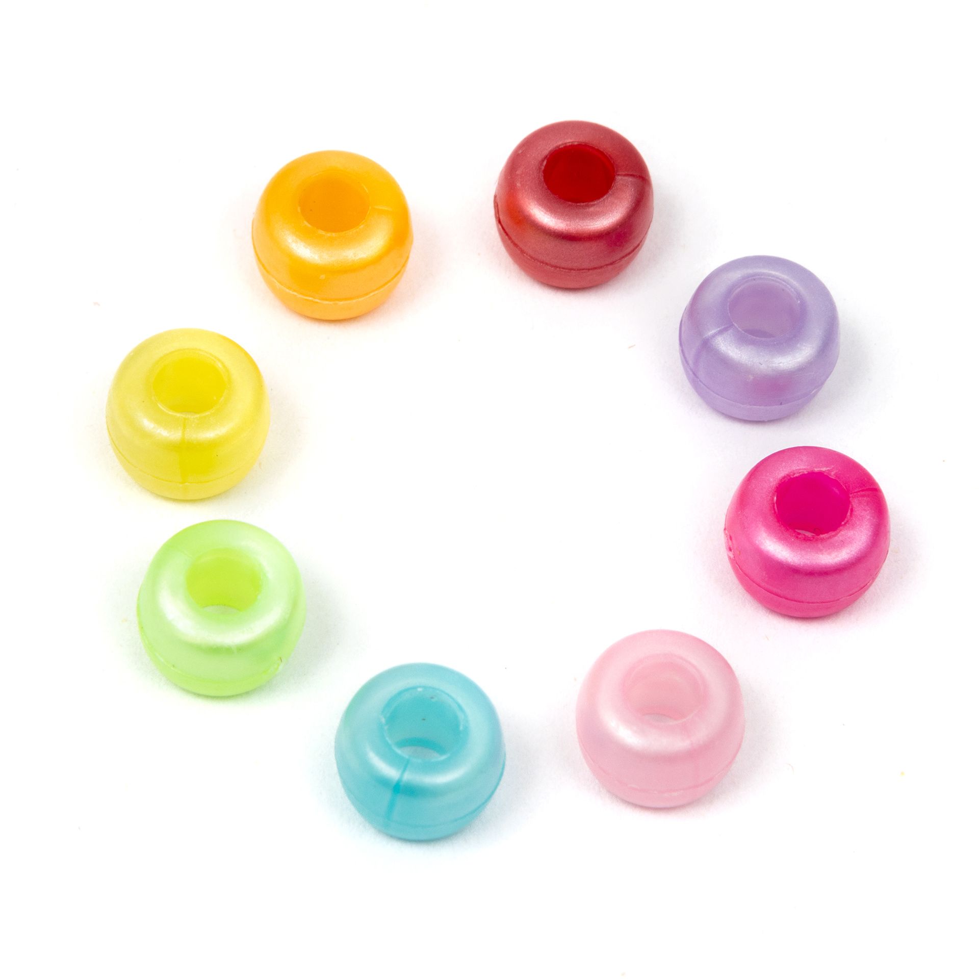 Perlen-Kongo, Perlmuttfarben, 550er Set