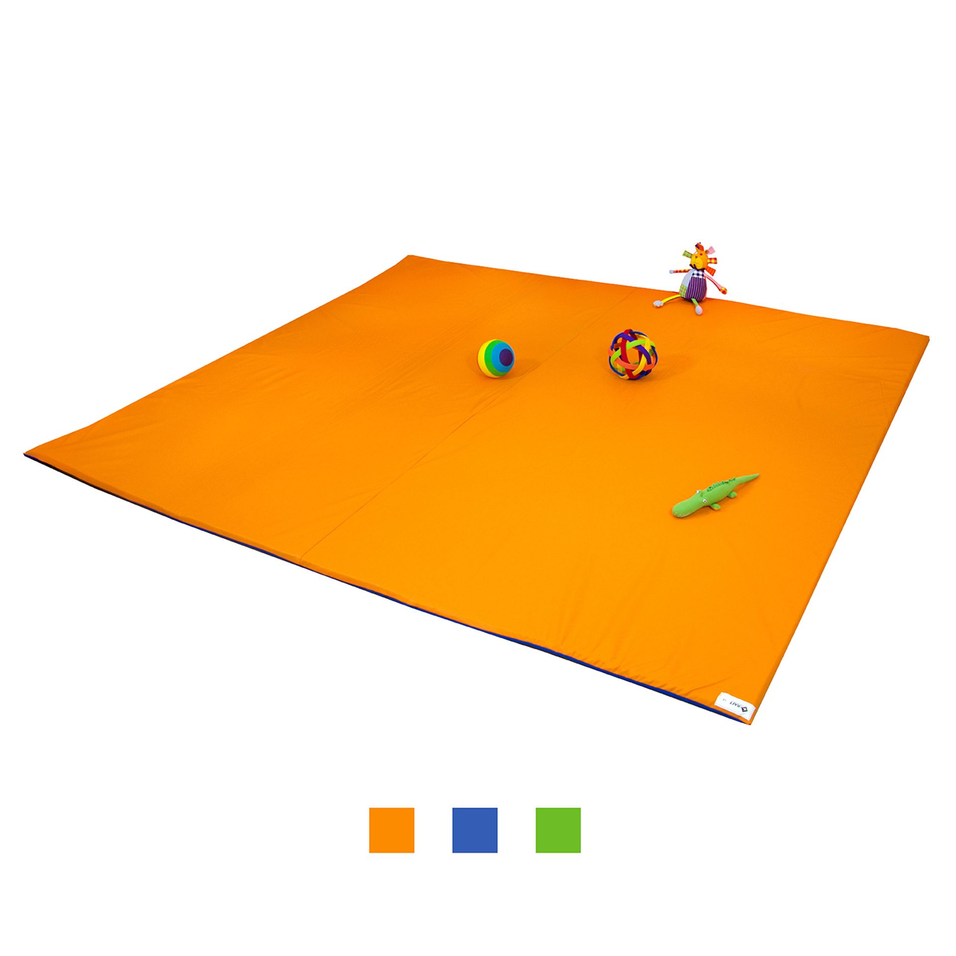 Erlebnismatte, orange, 200x200x3cm