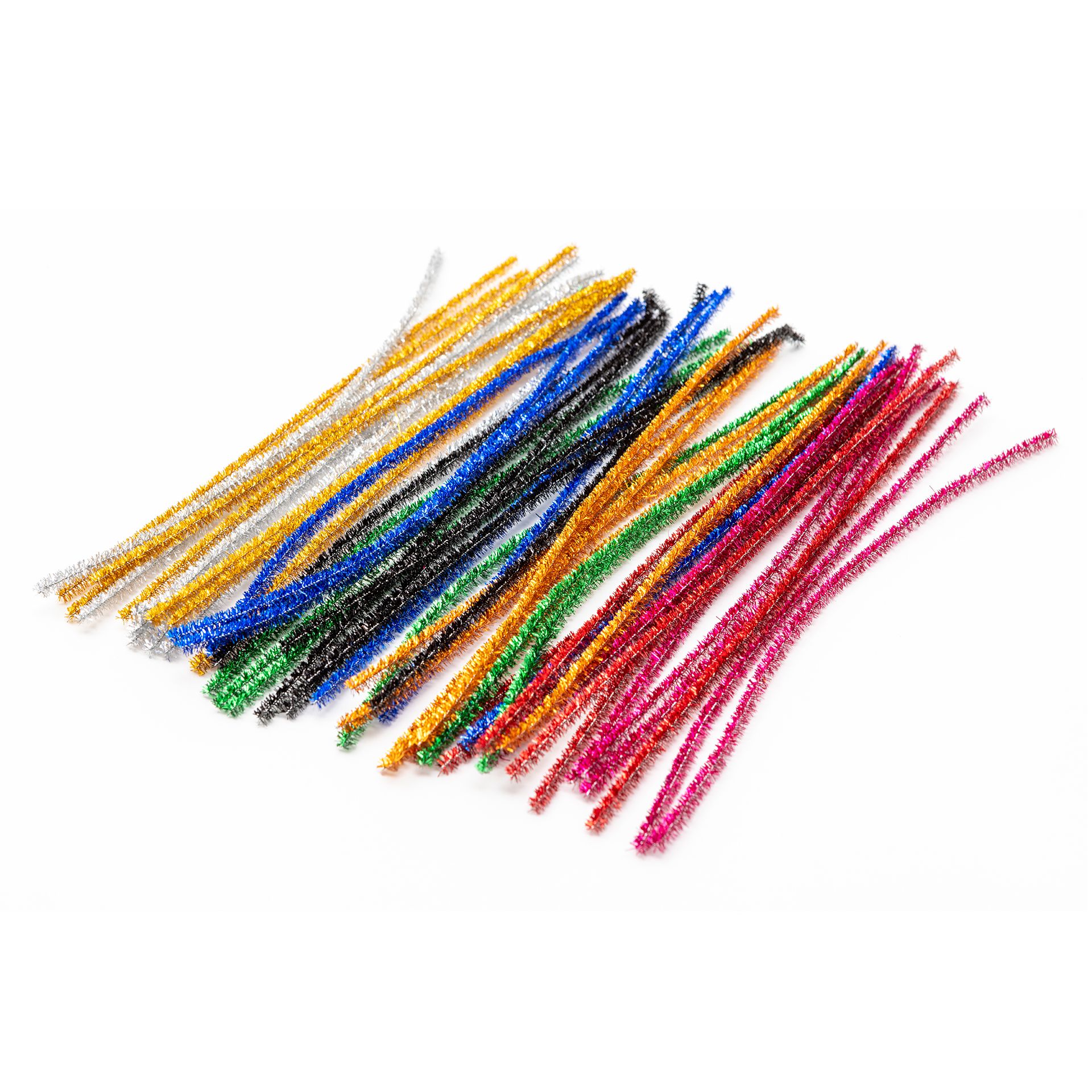 Pfeifenputzer, 8 Glitzerfarben, 50 Stück